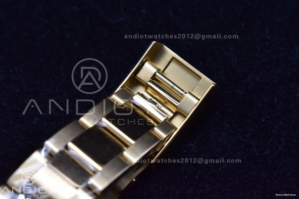 Durable YG V 116505 Dial Clean 399 on Markers 1:1 Edition YG Best SA4130 Black Daytona Bracelet 1115